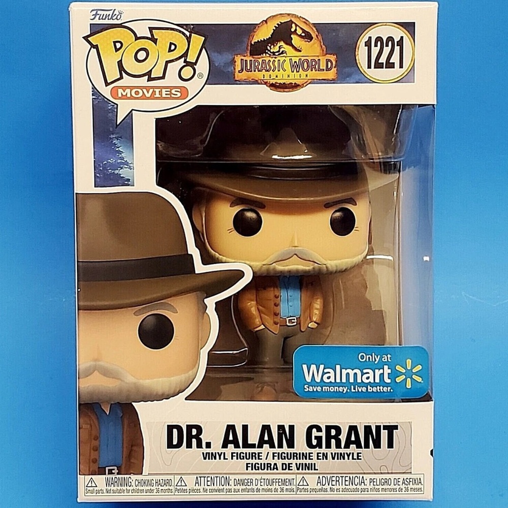Funko Pop Dr. Alan Grant with Brown Hat and Jacket